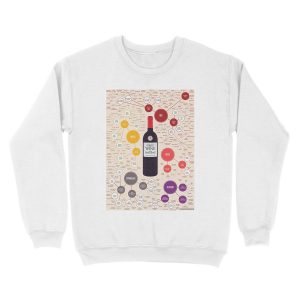 Alternative view of TYPES OF WINE Unisex Crewneck Sweatshirt
