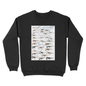 Tyrannosauroid Dinosaurs Unisex Crewneck Sweatshirt