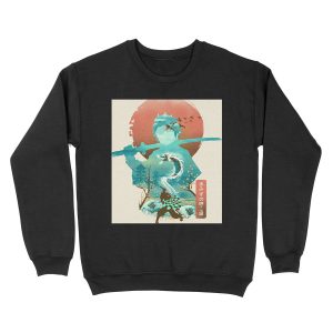 Ukiyo e Breath of Water Unisex Crewneck Sweatshirt