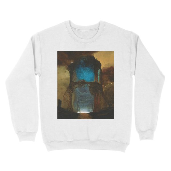 Untitled (Portal), by Zdzisław Beksiński Unisex Crewneck Sweatshirt - Image 2