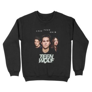 use teen lose wolf your mind cover Unisex Crewneck Sweatshirt
