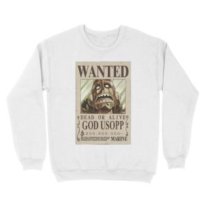 Alternative view of Usopp second wanted poster Unisex Crewneck Sweatshirt