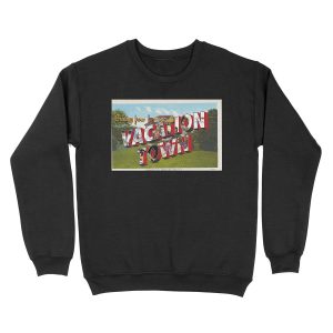Vacation Town Postcard (TFB) Unisex Crewneck Sweatshirt