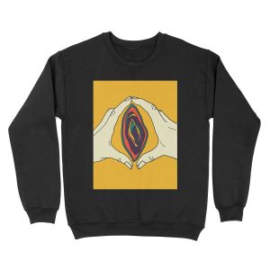 Vagina Vulva Art Unisex Crewneck Sweatshirt
