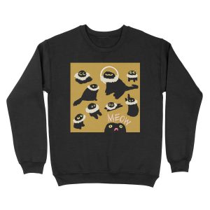 Vanessa Stockard Cat Doodles Unisex Crewneck Sweatshirt