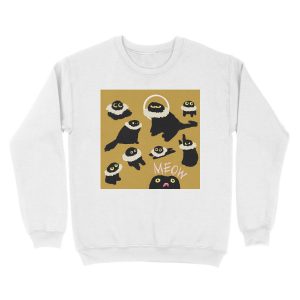 Alternative view of Vanessa Stockard Cat Doodles Unisex Crewneck Sweatshirt