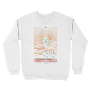 Alternative view of Venus - NASA/JPL Travel Unisex Crewneck Sweatshirt