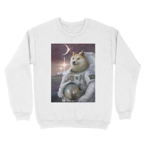 Alternative view of Very Astronaut 2 Unisex Crewneck Sweatshirt
