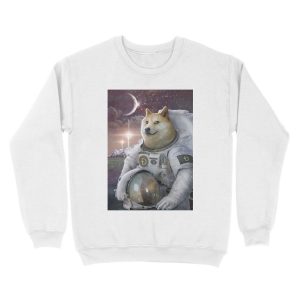 Alternative view of very astronaut ver 3 Unisex Crewneck Sweatshirt