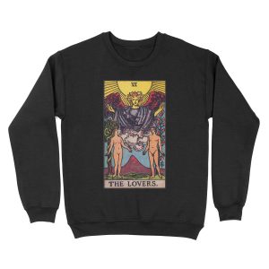 VI. The Lovers Tarot Card Unisex Crewneck Sweatshirt