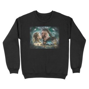 Vikings Lagertha & Ragnar Lothbrok Unisex Crewneck Sweatshirt