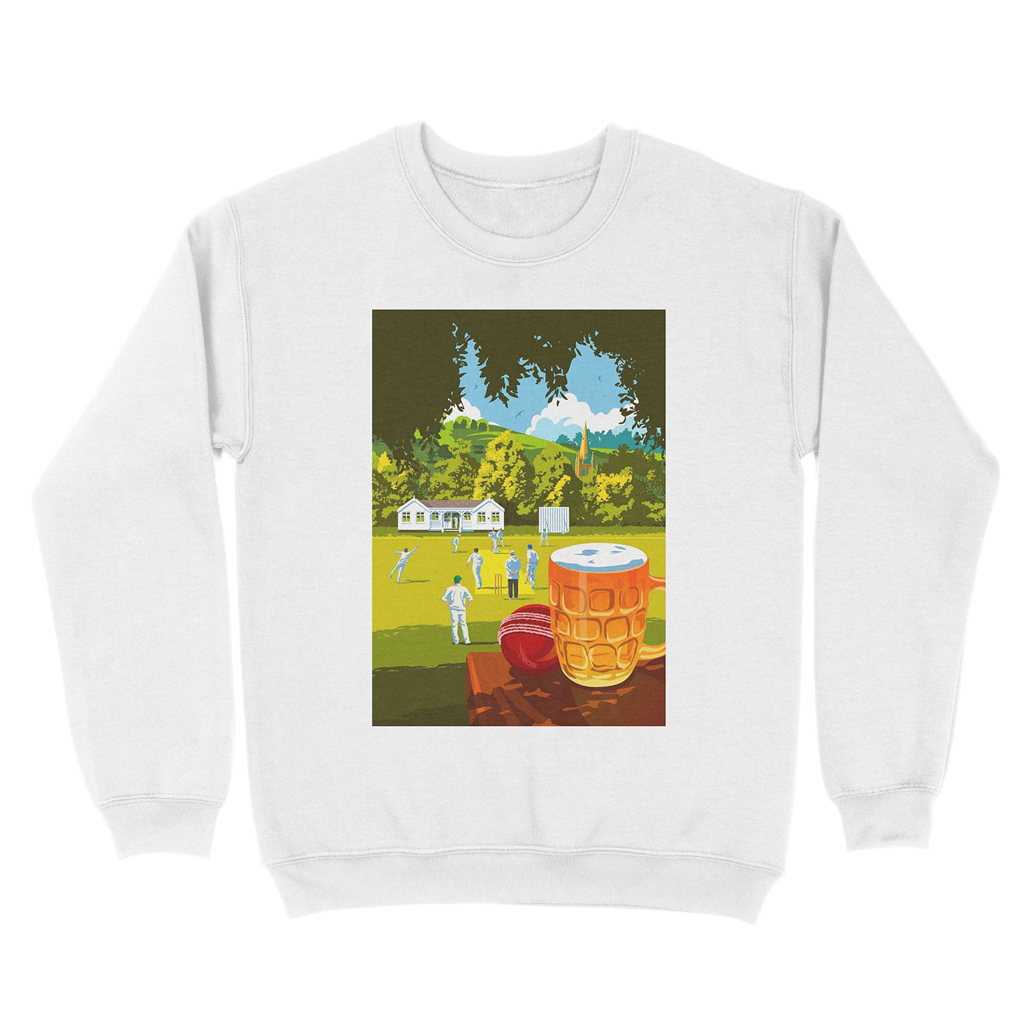 Village Cricket Unisex Crewneck Sweatshirt - Image 2