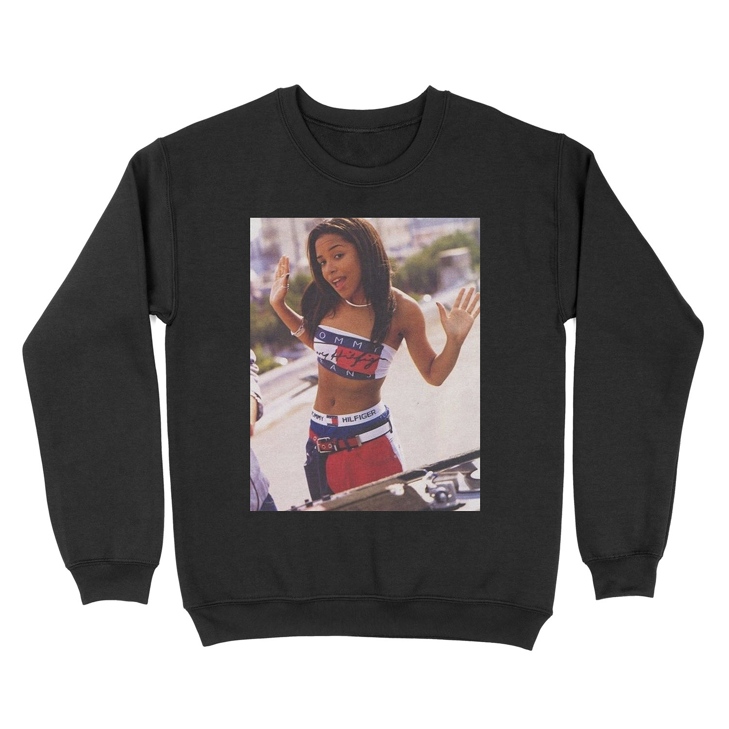 Vintage Aaliyah Unisex Crewneck Sweatshirt