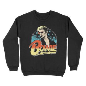 Vintage Bowie Unisex Crewneck Sweatshirt
