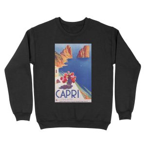 Vintage Capri Italy Travel Unisex Crewneck Sweatshirt