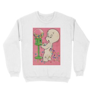 Alternative view of vintage casper the ghost aesthetic Unisex Crewneck Sweatshirt