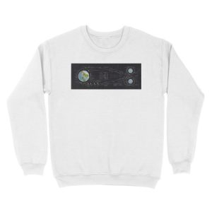 Alternative view of Vintage Diagram of The Apollo Mission (1969) Unisex Crewneck Sweatshirt