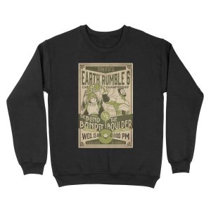 Vintage Earth Rumble 6 Unisex Crewneck Sweatshirt