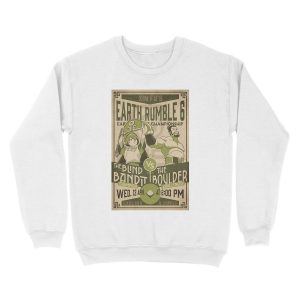 Alternative view of Vintage Earth Rumble 6 Unisex Crewneck Sweatshirt