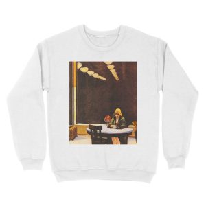 Alternative view of Vintage Edward Hopper Automat Unisex Crewneck Sweatshirt