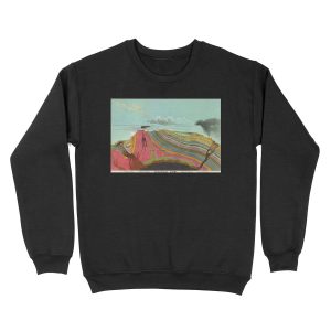 Vintage Geology and Meteorology Diagram (1893) Unisex Crewneck Sweatshirt