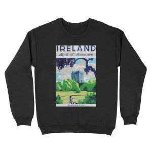 Vintage Ireland Travel Unisex Crewneck Sweatshirt