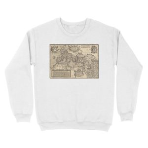 Alternative view of Vintage Map of The Roman Empire (17th Century) Unisex Crewneck Sweatshirt