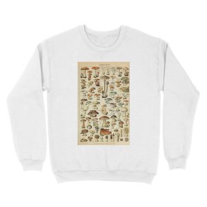 Alternative view of Vintage Mushroom Unisex Crewneck Sweatshirt
