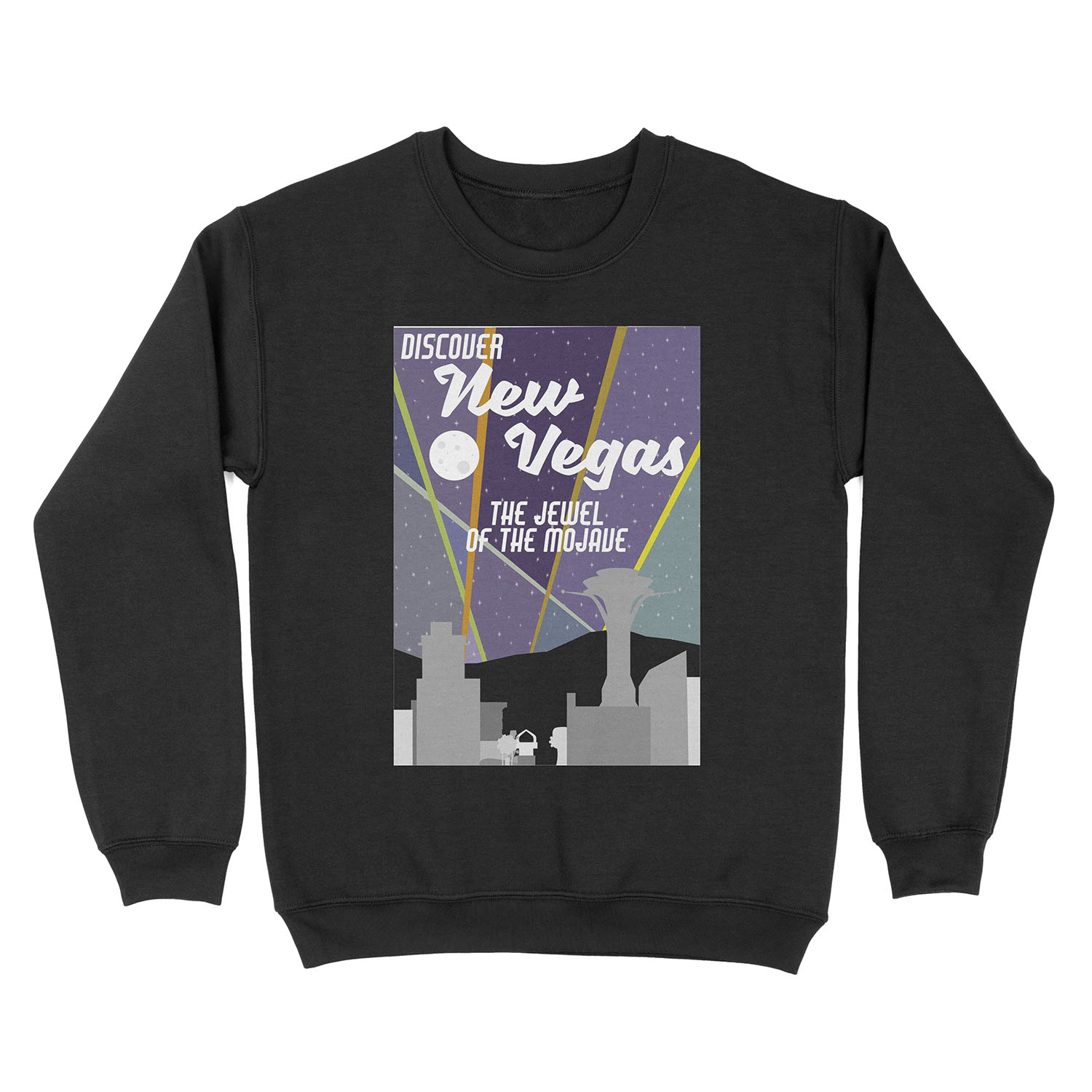 Vintage New Vegas Skyline Unisex Crewneck Sweatshirt
