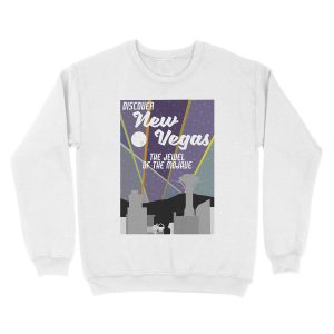 Alternative view of Vintage New Vegas Skyline Unisex Crewneck Sweatshirt