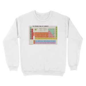 Alternative view of Vintage Periodic Table of Elements Unisex Crewneck Sweatshirt