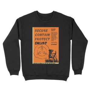 Vintage SCP Containment Team Recruitment Unisex Crewneck Sweatshirt