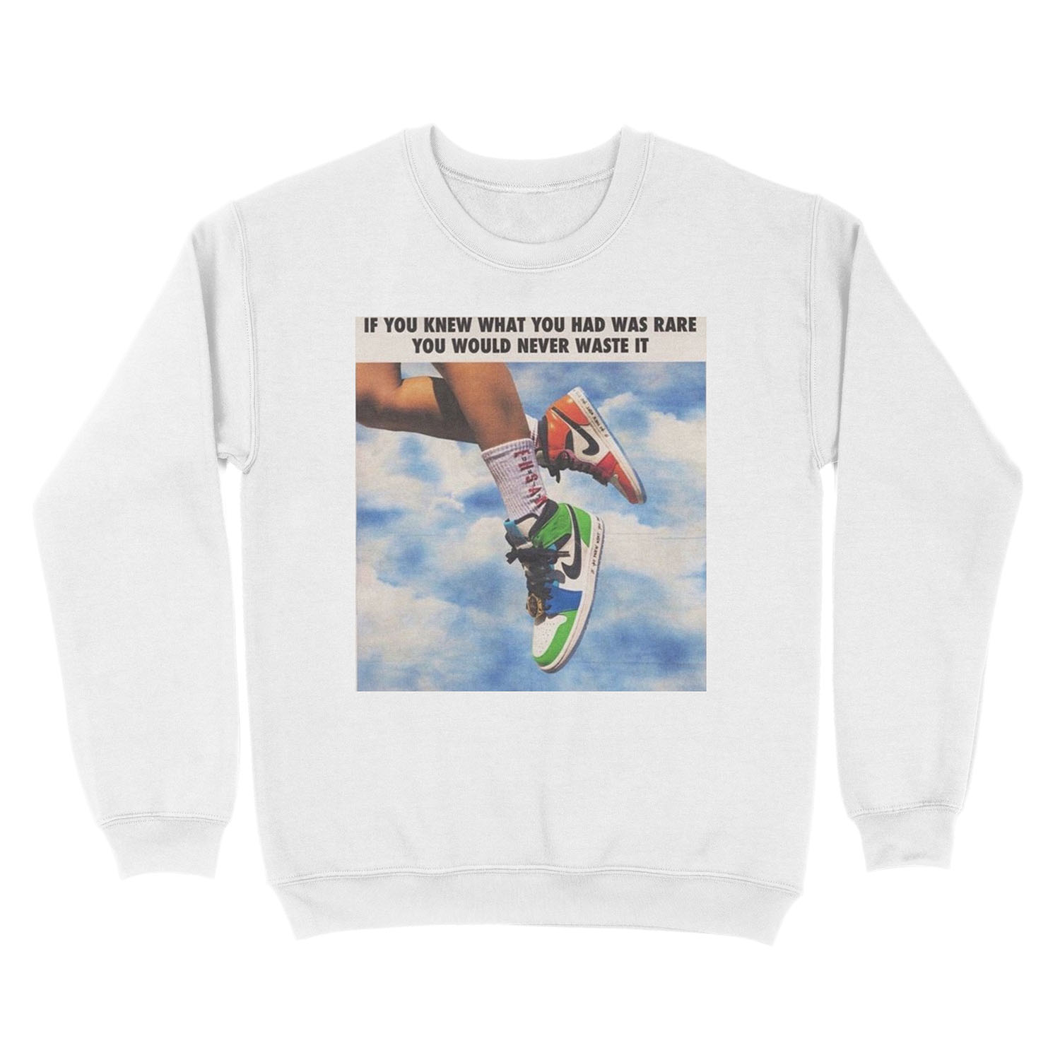 vintage shoe aesthetic Unisex Crewneck Sweatshirt - Image 2
