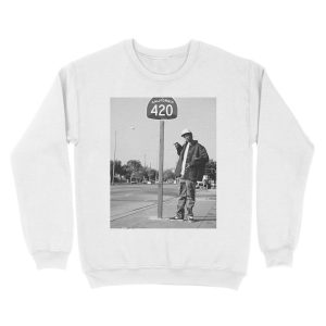 Alternative view of vintage snoop dogg print Unisex Crewneck Sweatshirt