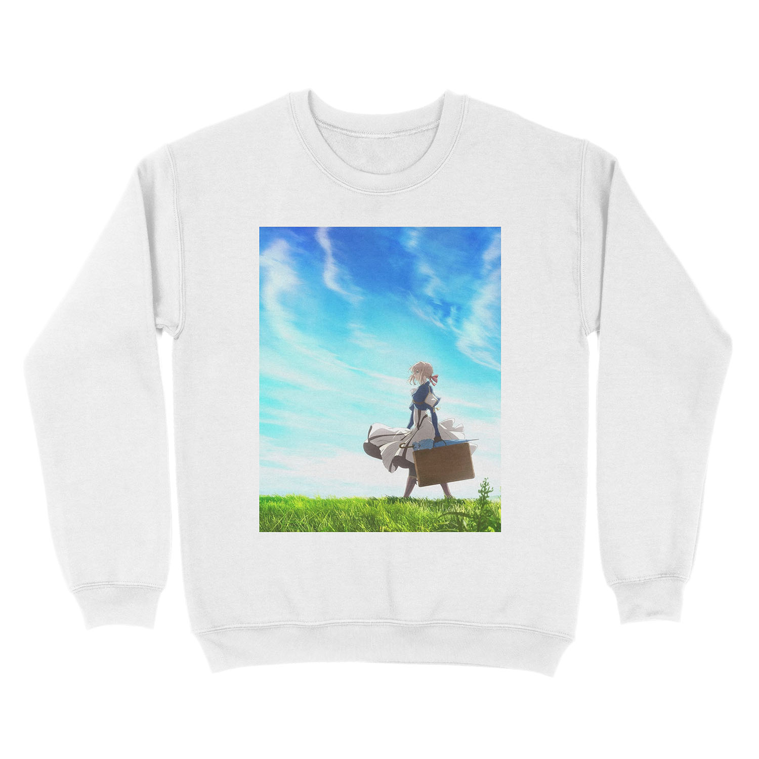 VIOLET EVERGARDEN - Violet Unisex Crewneck Sweatshirt - Image 2