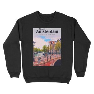 Visit Amsterdam Unisex Crewneck Sweatshirt