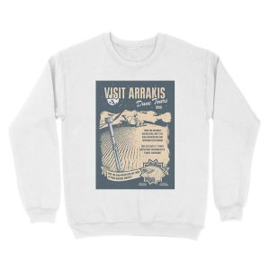 Alternative view of Visit Arrakis Unisex Crewneck Sweatshirt