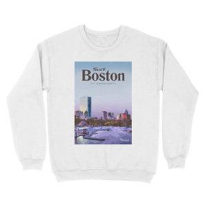 Alternative view of Visit Boston Unisex Crewneck Sweatshirt