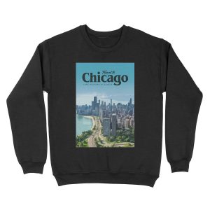 Visit Chicago Unisex Crewneck Sweatshirt