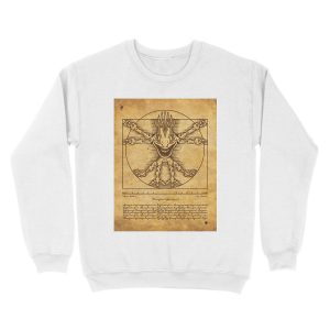 Alternative view of Vitruvian Murloc Unisex Crewneck Sweatshirt