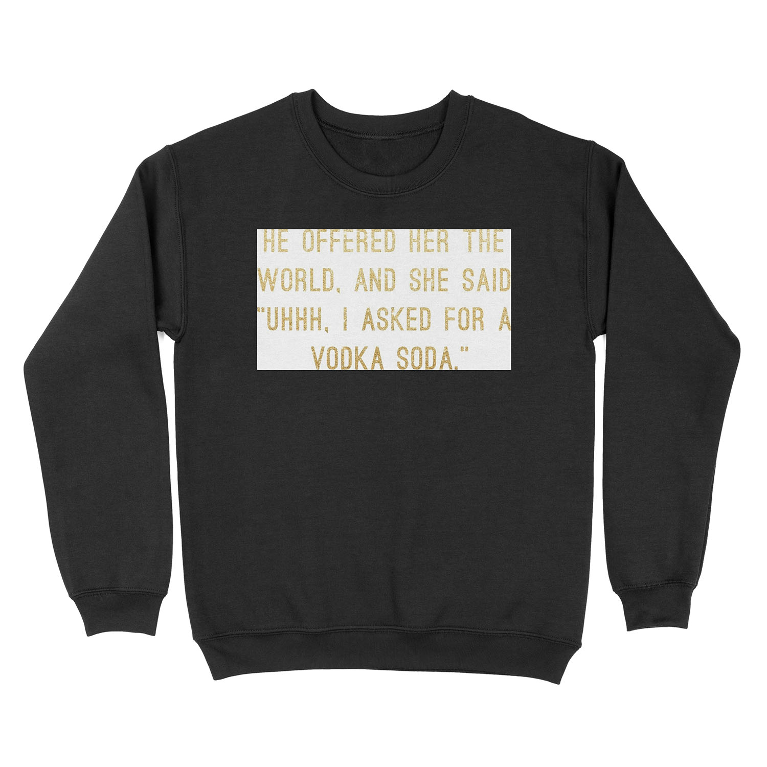 Vodka Soda Unisex Crewneck Sweatshirt