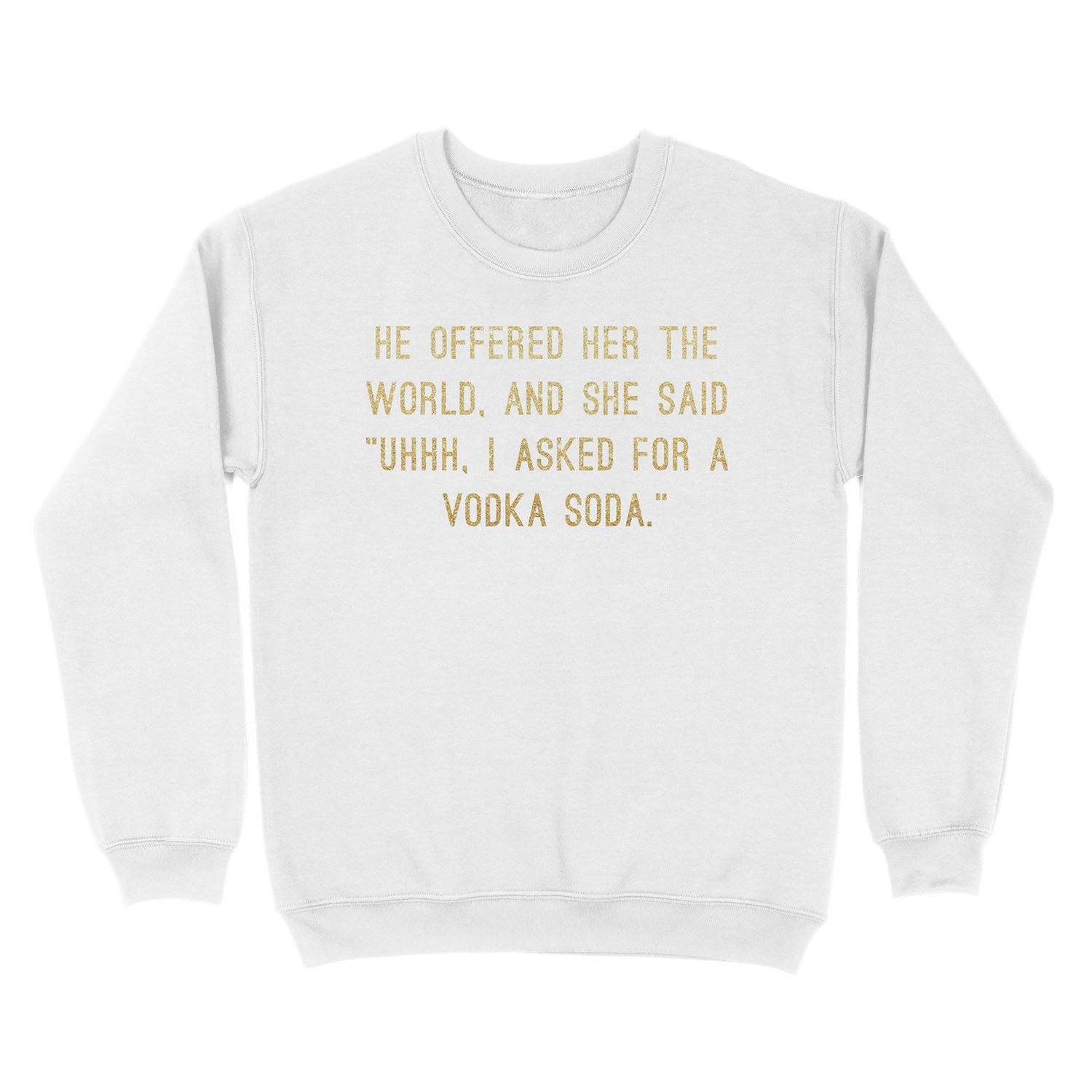 Vodka Soda Unisex Crewneck Sweatshirt - Image 2