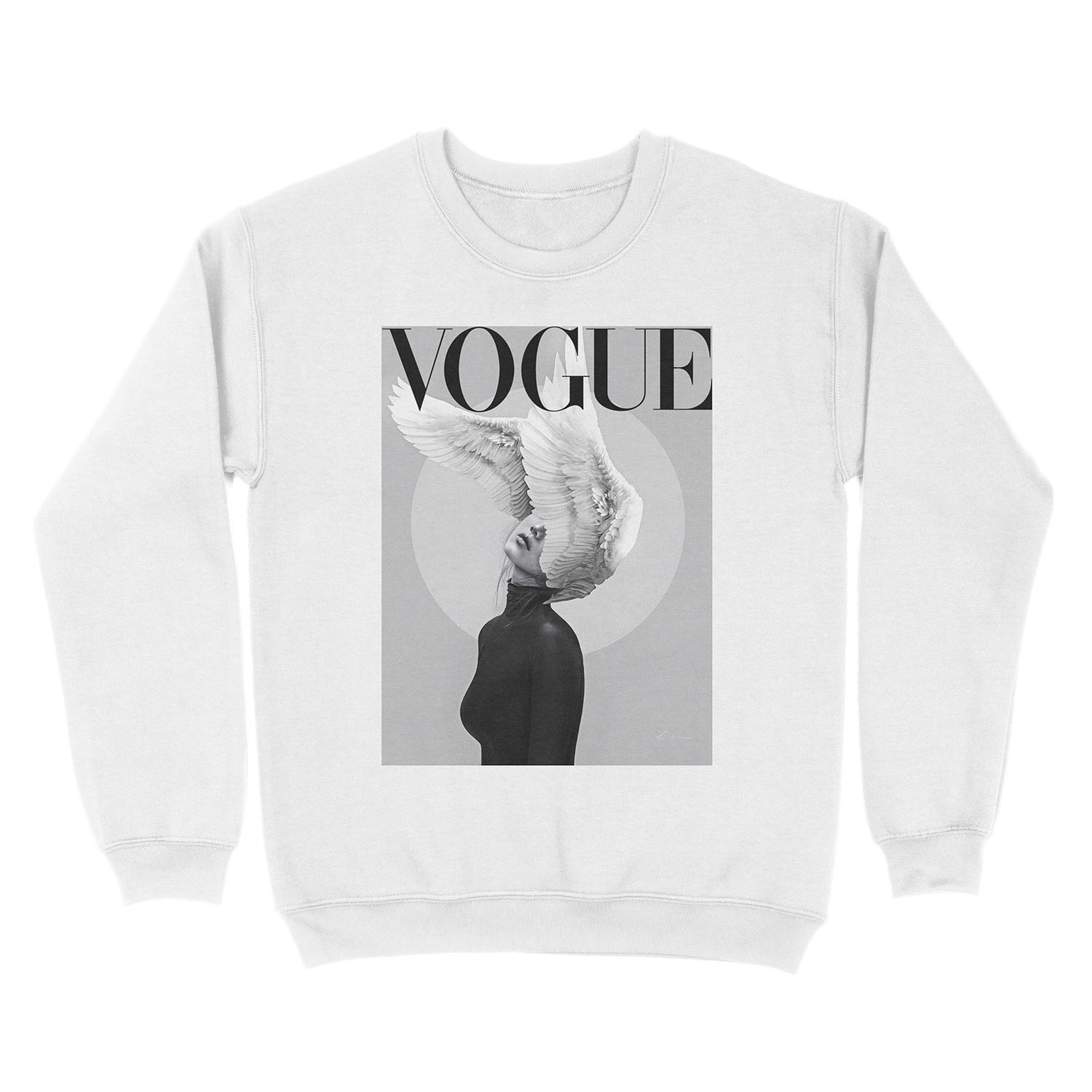 VOGUE: Angel Heart Unisex Crewneck Sweatshirt - Image 2