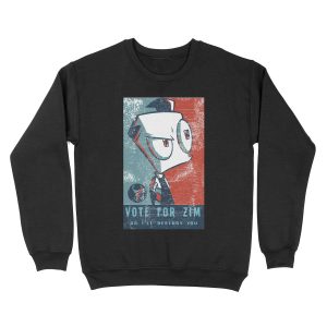 Vote For Zim Unisex Crewneck Sweatshirt