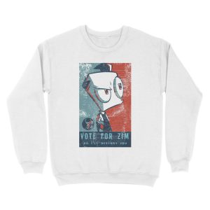 Alternative view of Vote For Zim Unisex Crewneck Sweatshirt