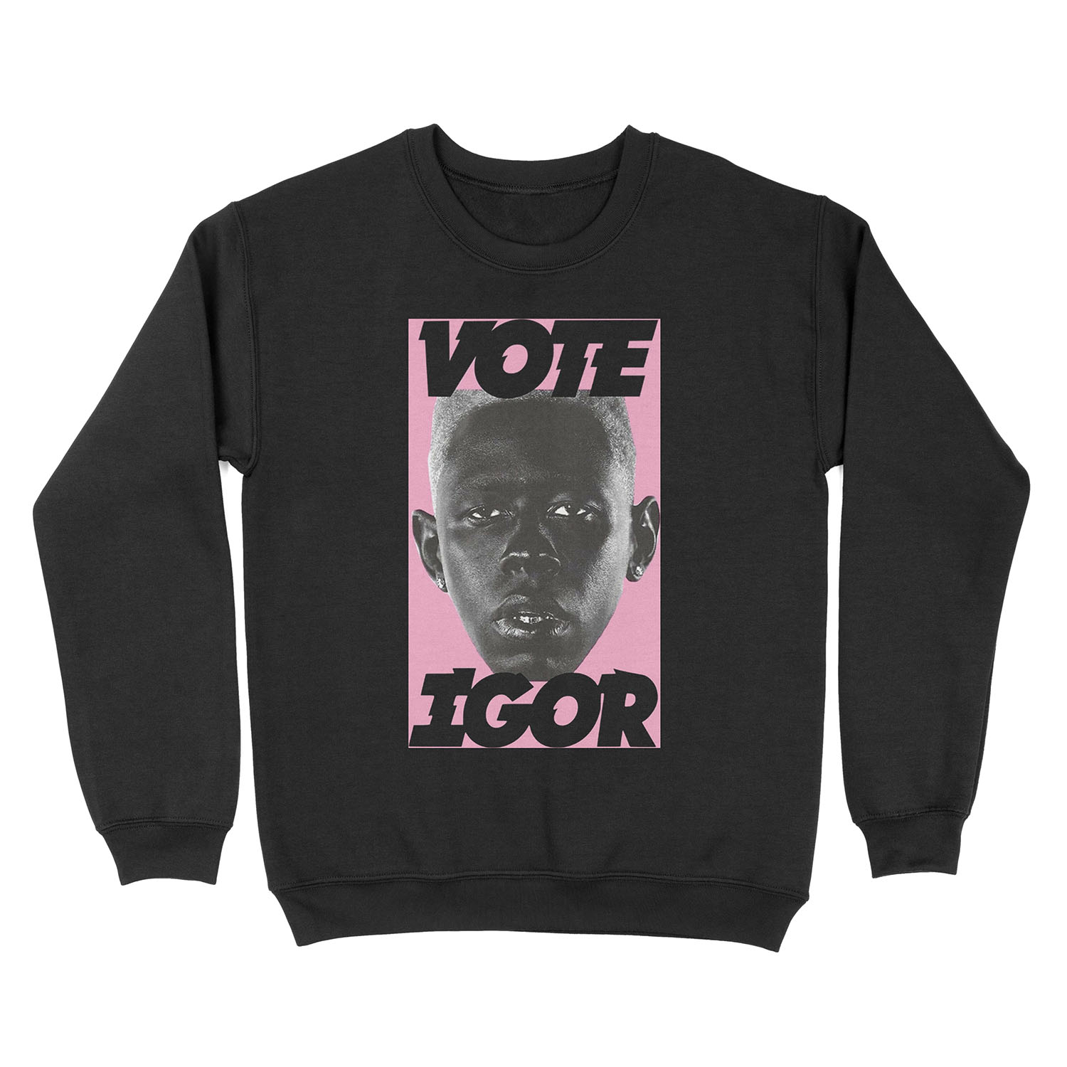 VOTE IGOR Pink Cover Unisex Crewneck Sweatshirt