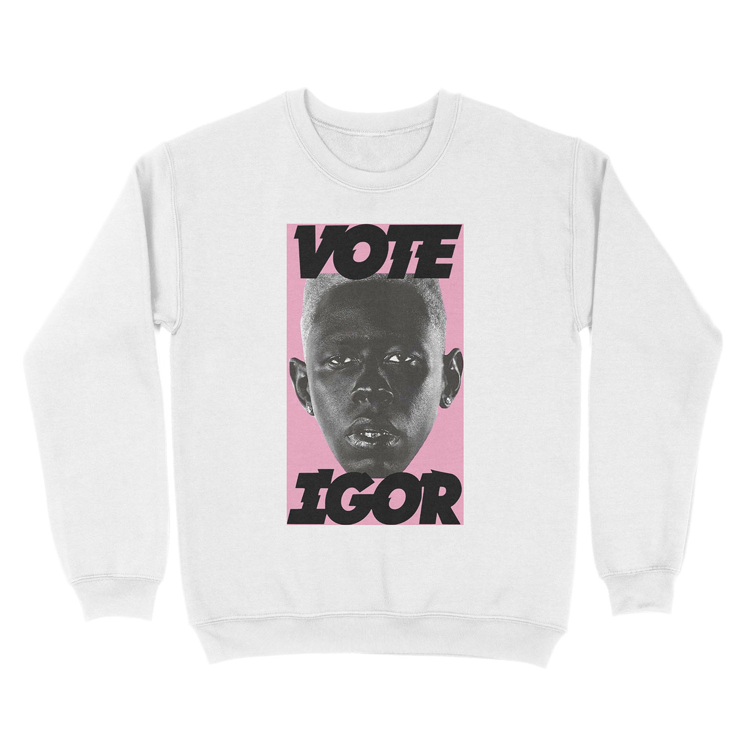 VOTE IGOR Pink Cover Unisex Crewneck Sweatshirt - Image 2