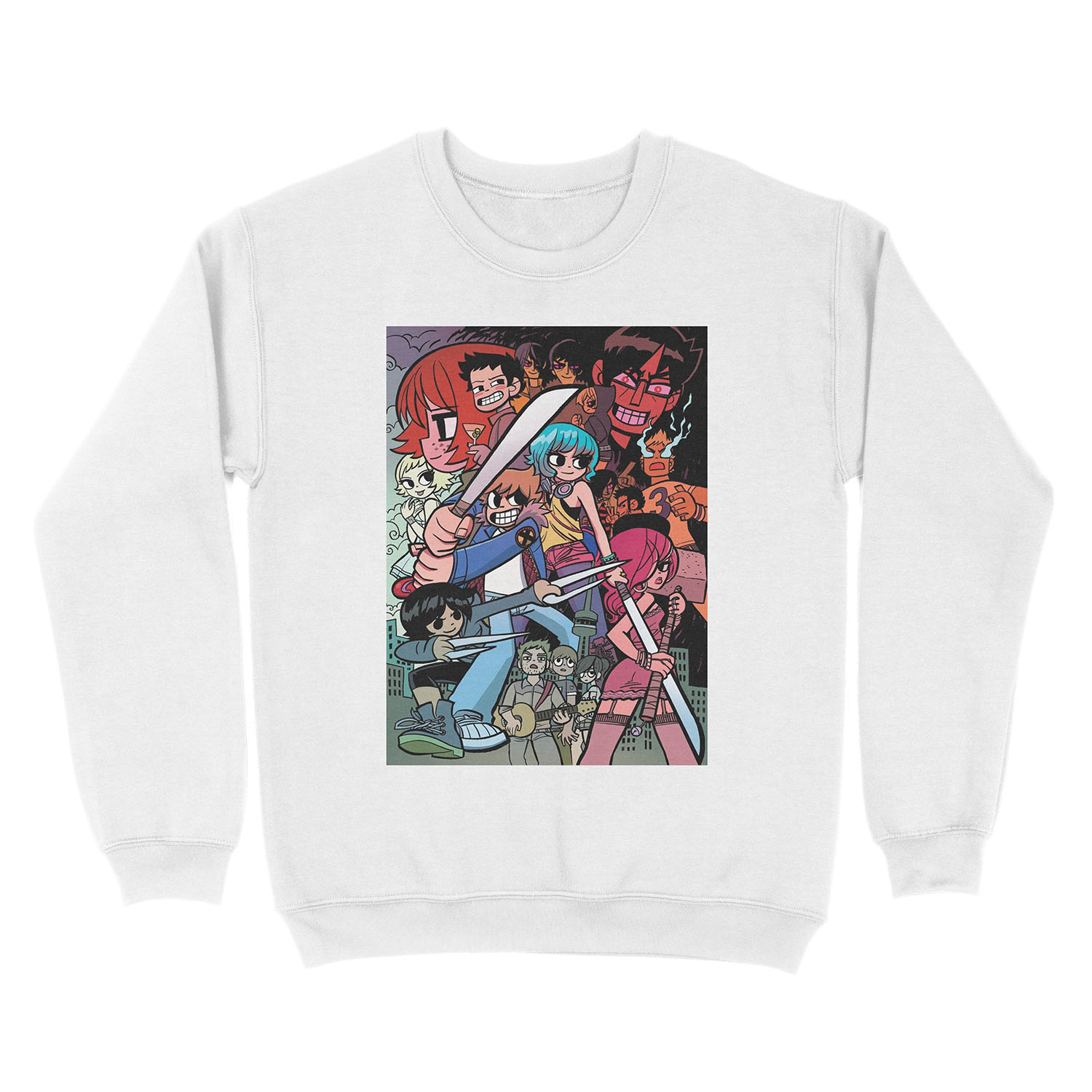 Vs the World, Universe and more! Unisex Crewneck Sweatshirt - Image 2