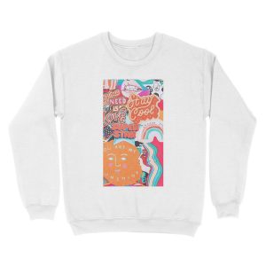 Alternative view of vsco collage Unisex Crewneck Sweatshirt