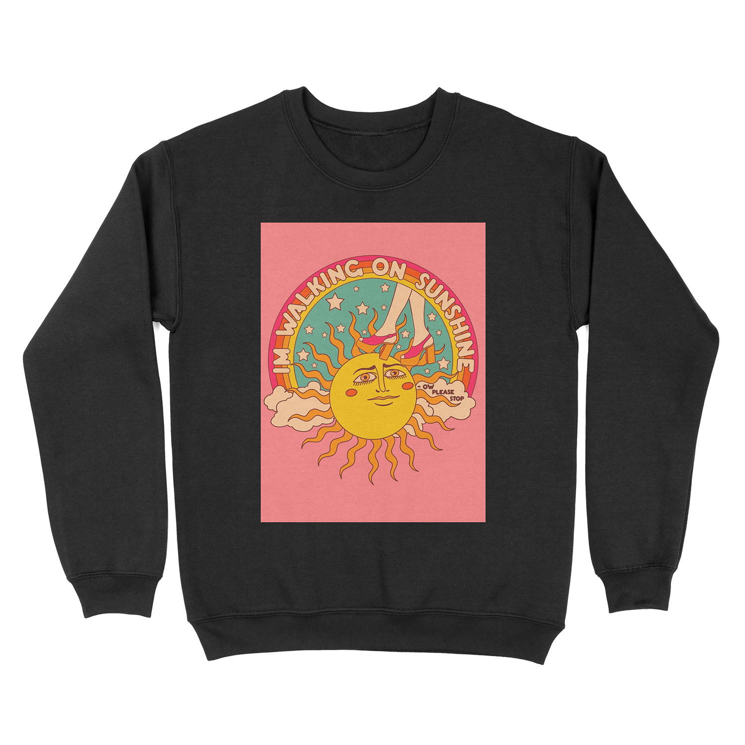Walking on sunshine Unisex Crewneck Sweatshirt